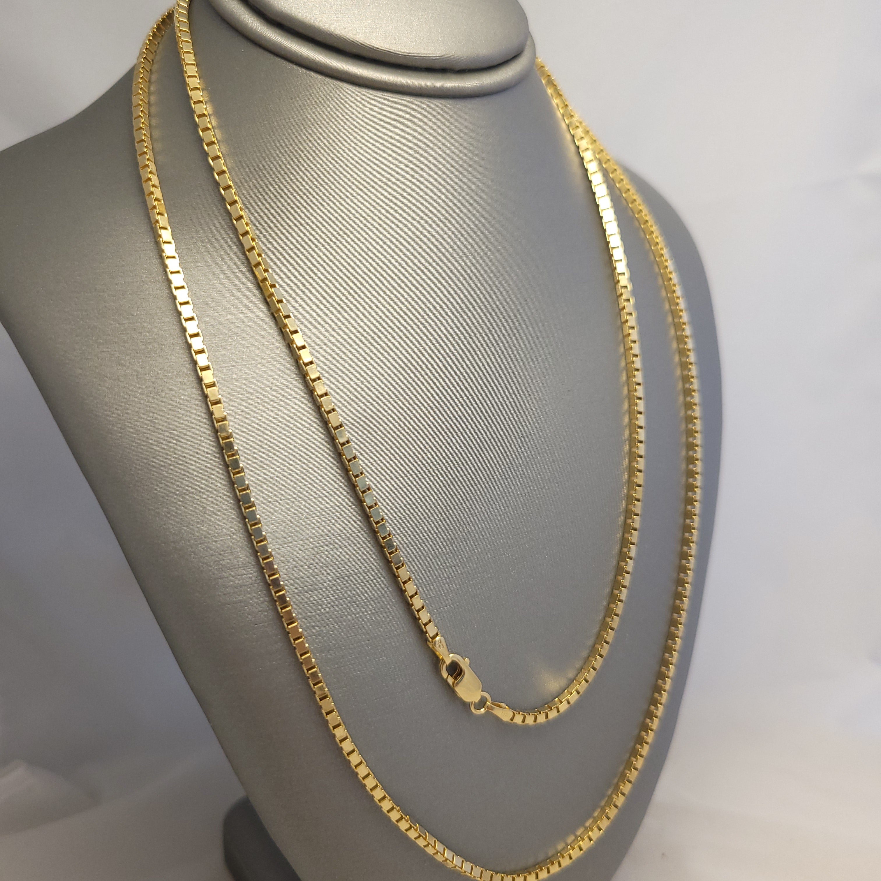 Cadena 14K YG Box Link