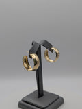 Pendientes de aro de oro amarillo de 14K