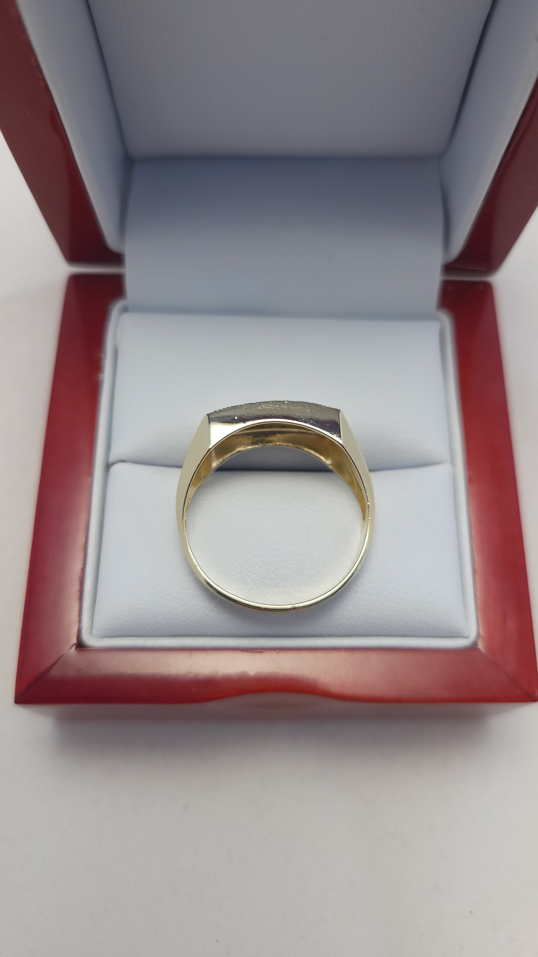 10K YG Men's Diamond Ring