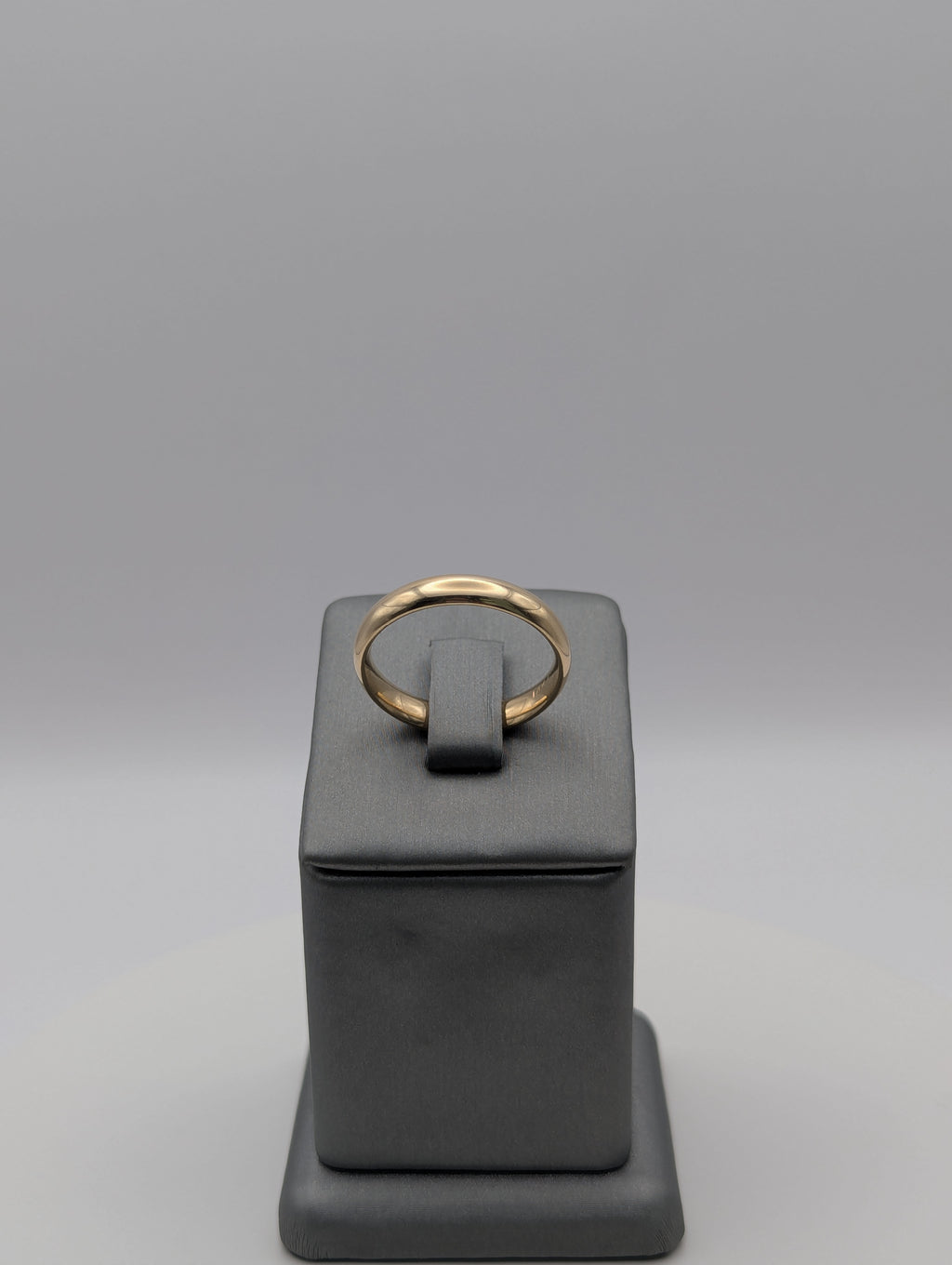 Alianza de boda de oro amarillo de 14K