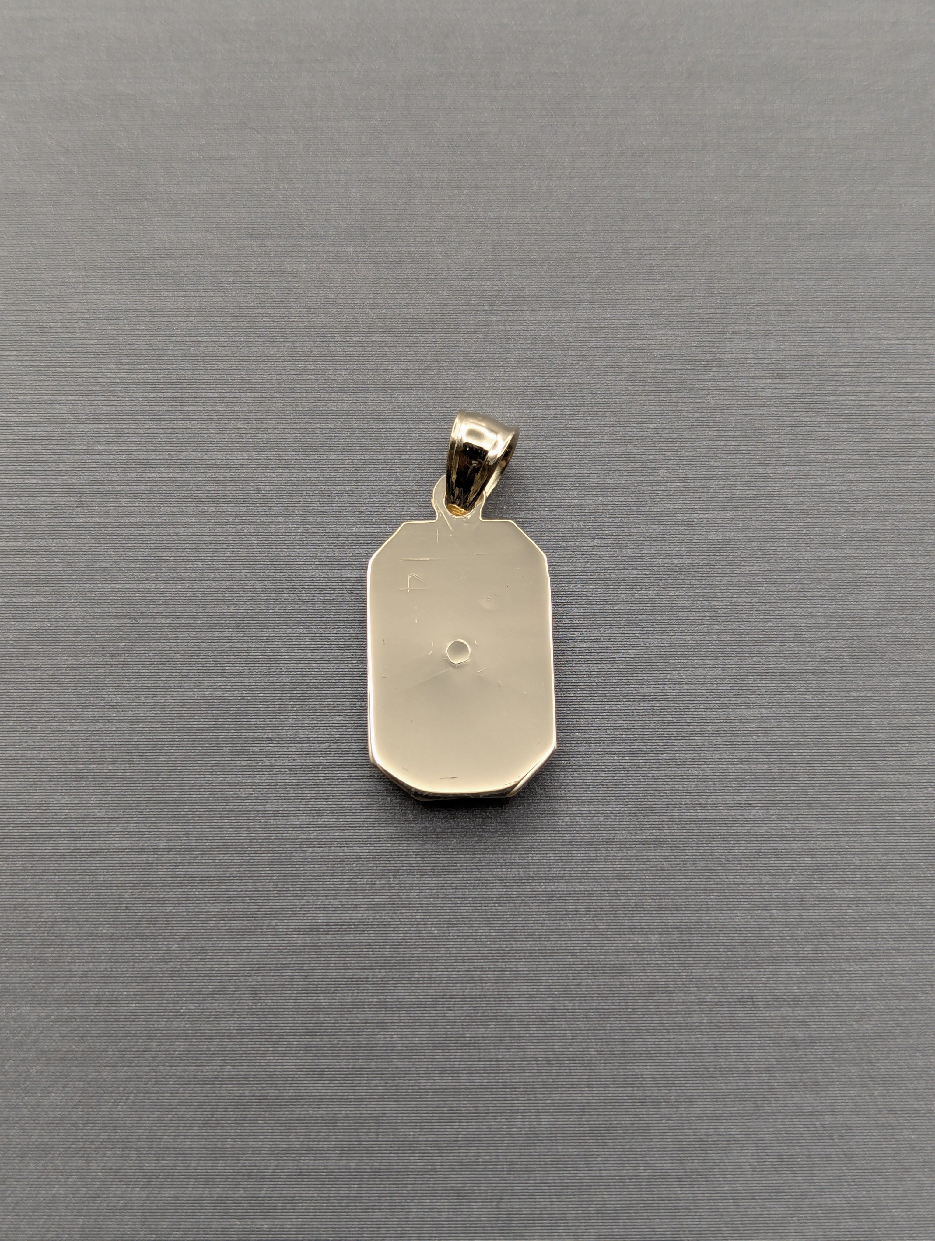 Dije Guadalupe Tricolor de Oro 14K