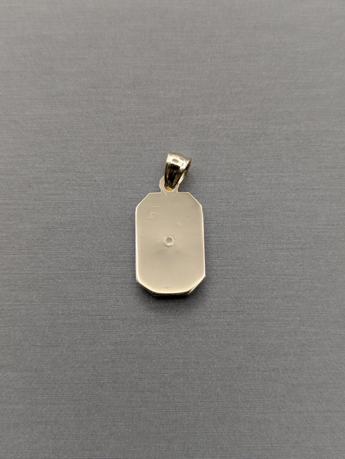 Dije Guadalupe Tricolor de Oro 14K