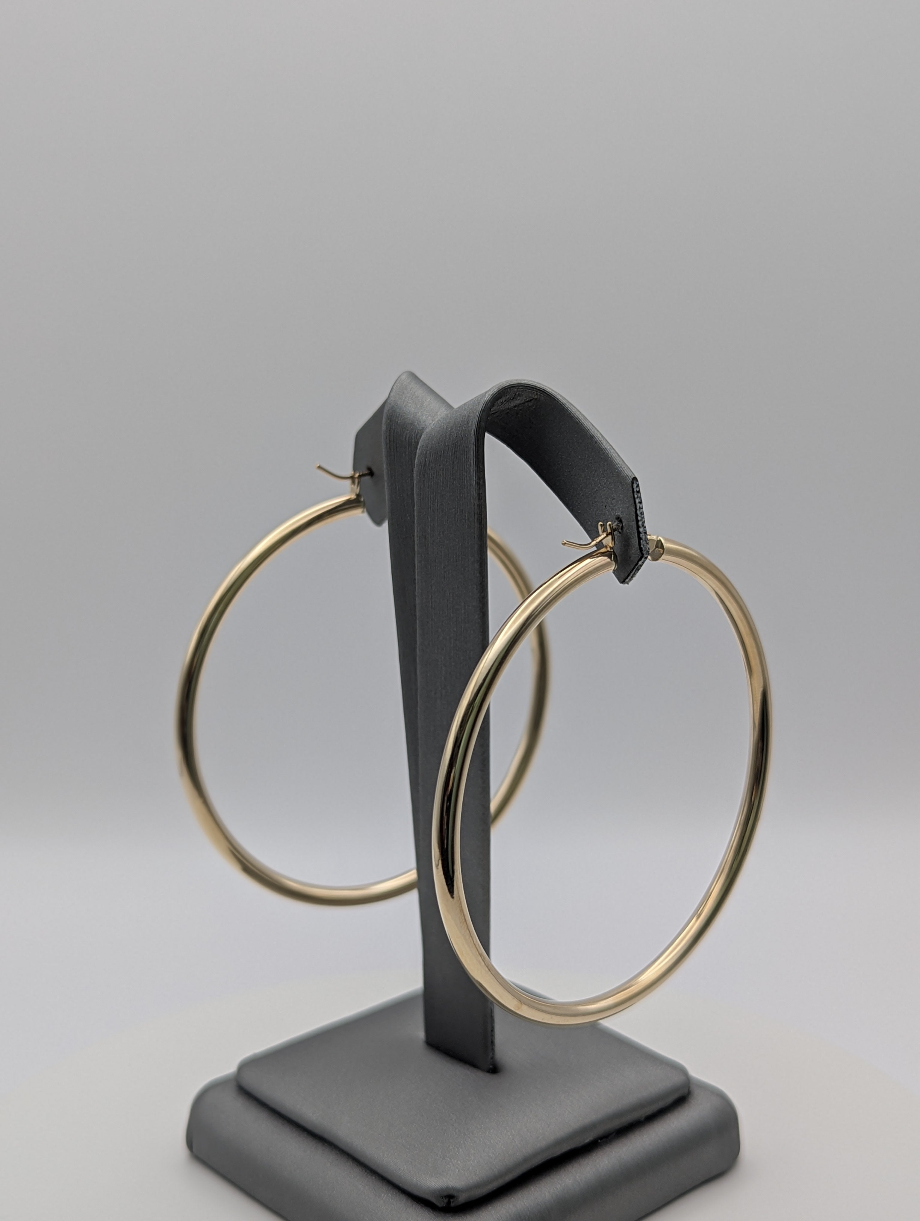 14K YG Hoop Earrings