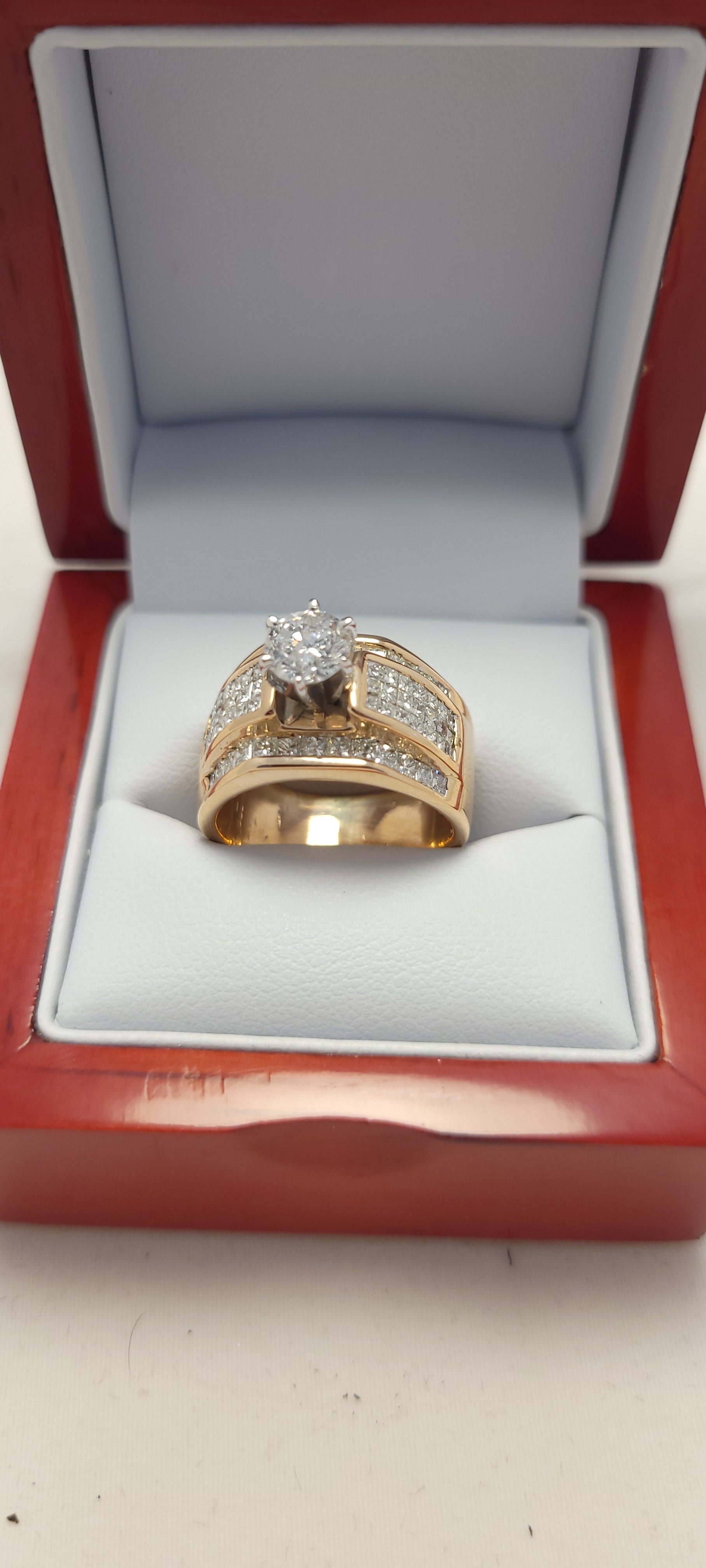 14K Rose Gold Diamond Ring