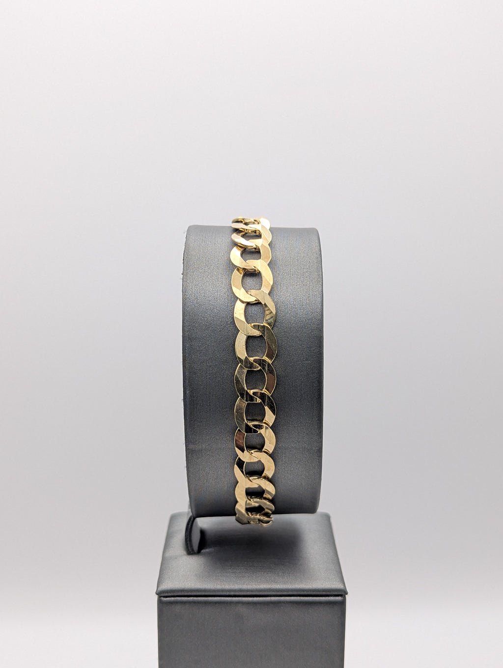 Pulsera eslabones cubanos 14K oro amarillo