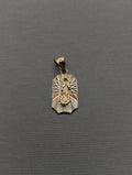 Dije Guadalupe Tricolor de Oro 14K