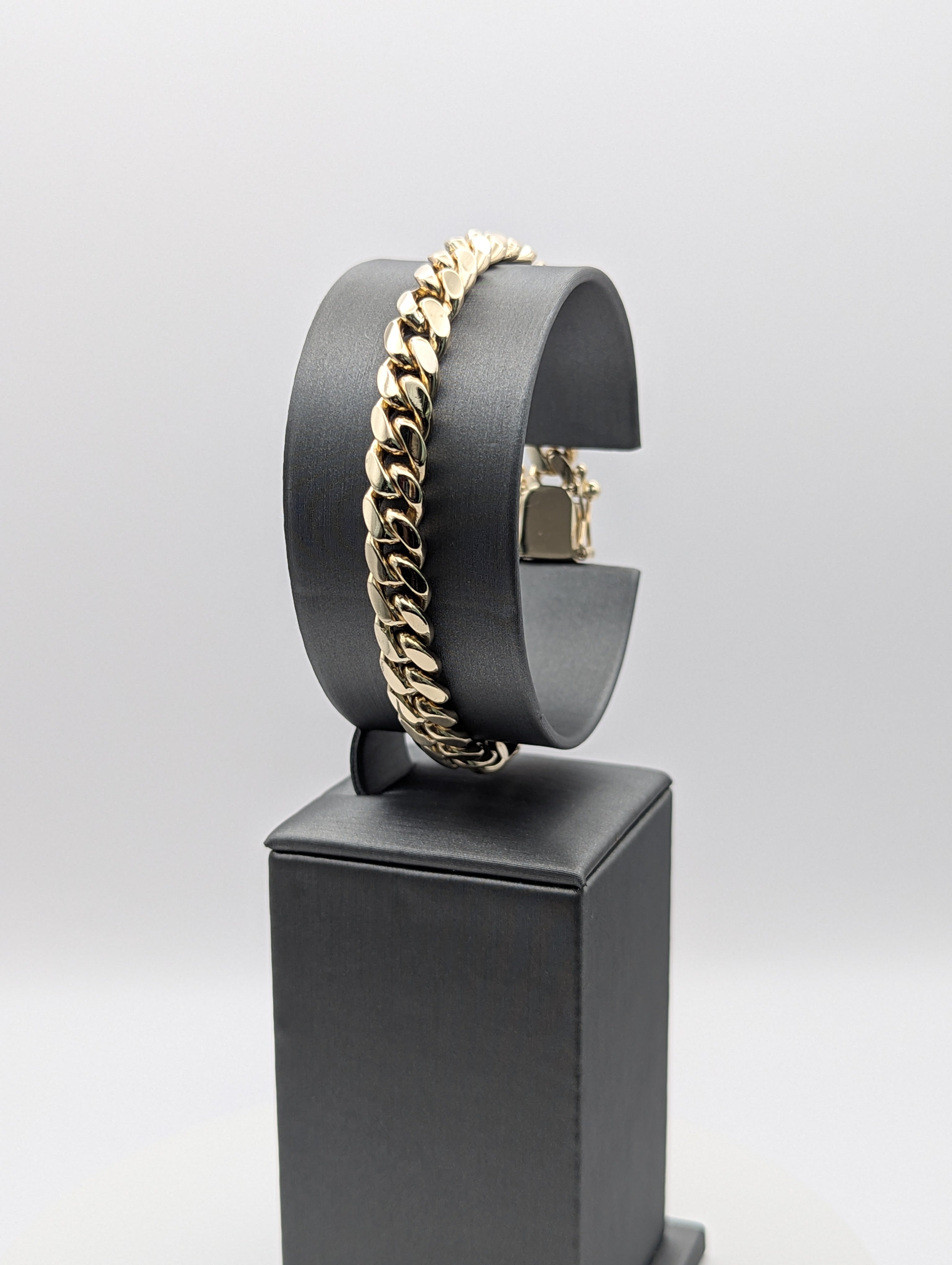 14K YG Miami Cuban Bracelet