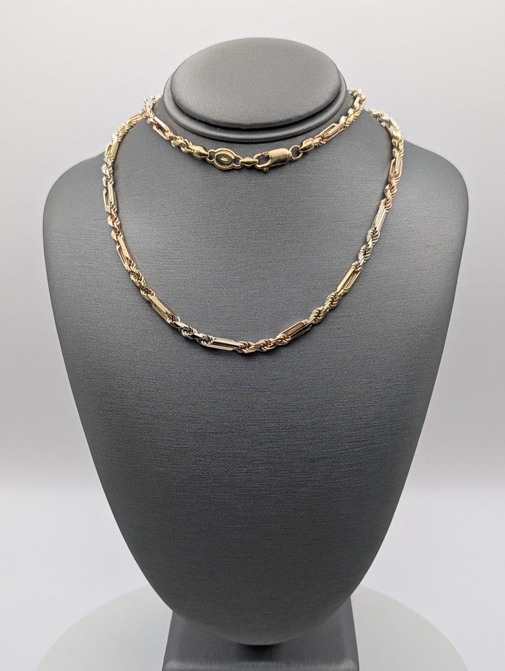 Cuerda Fígaro Tricolor de 14K