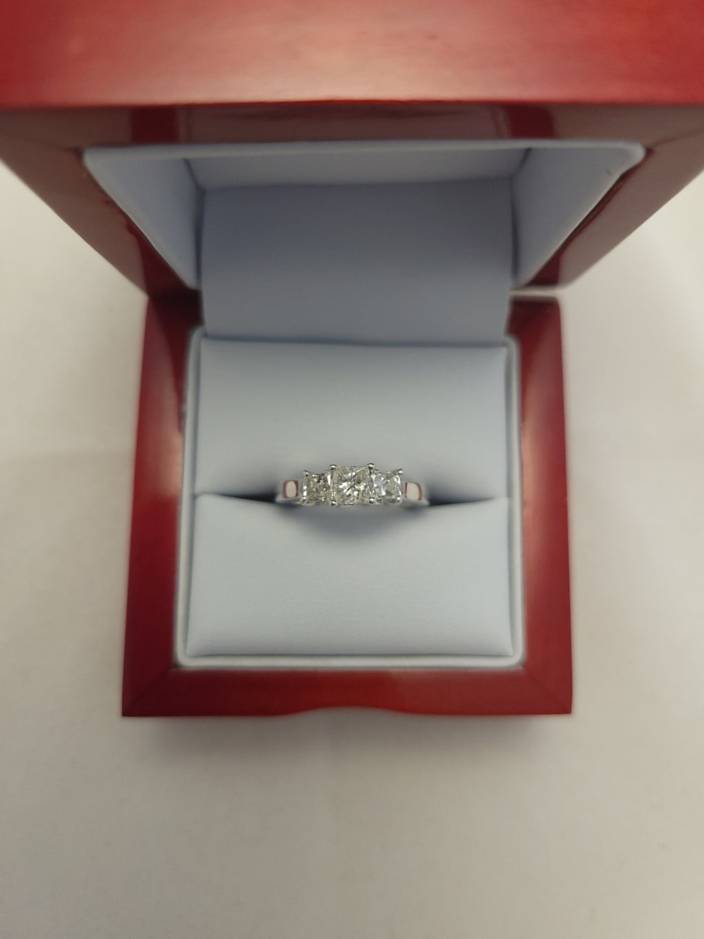 14K WG Princess Cut Diamond Ring
