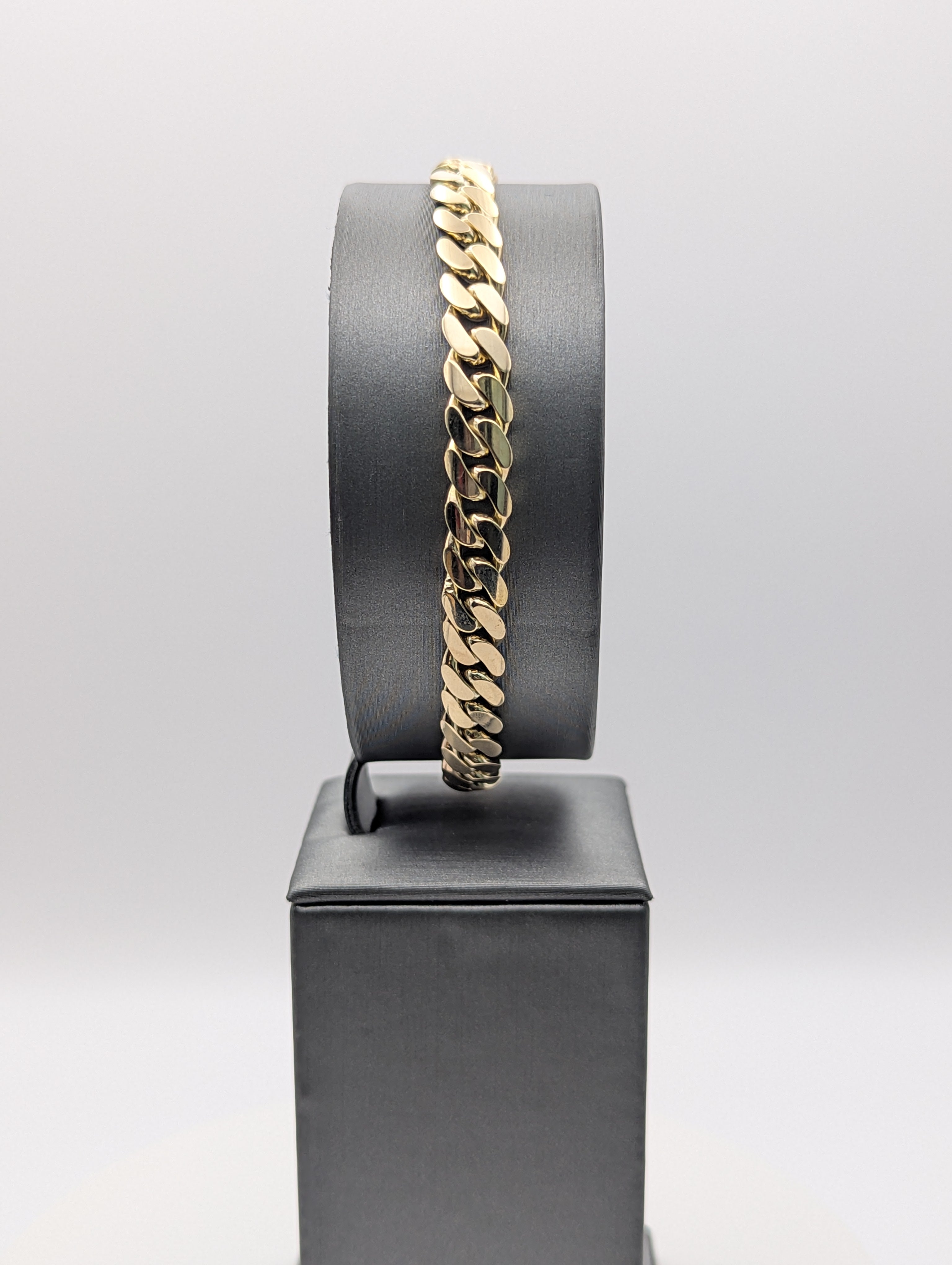 14K YG Miami Cuban Bracelet