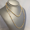 Cuerda Hueca Tricolor de 14K