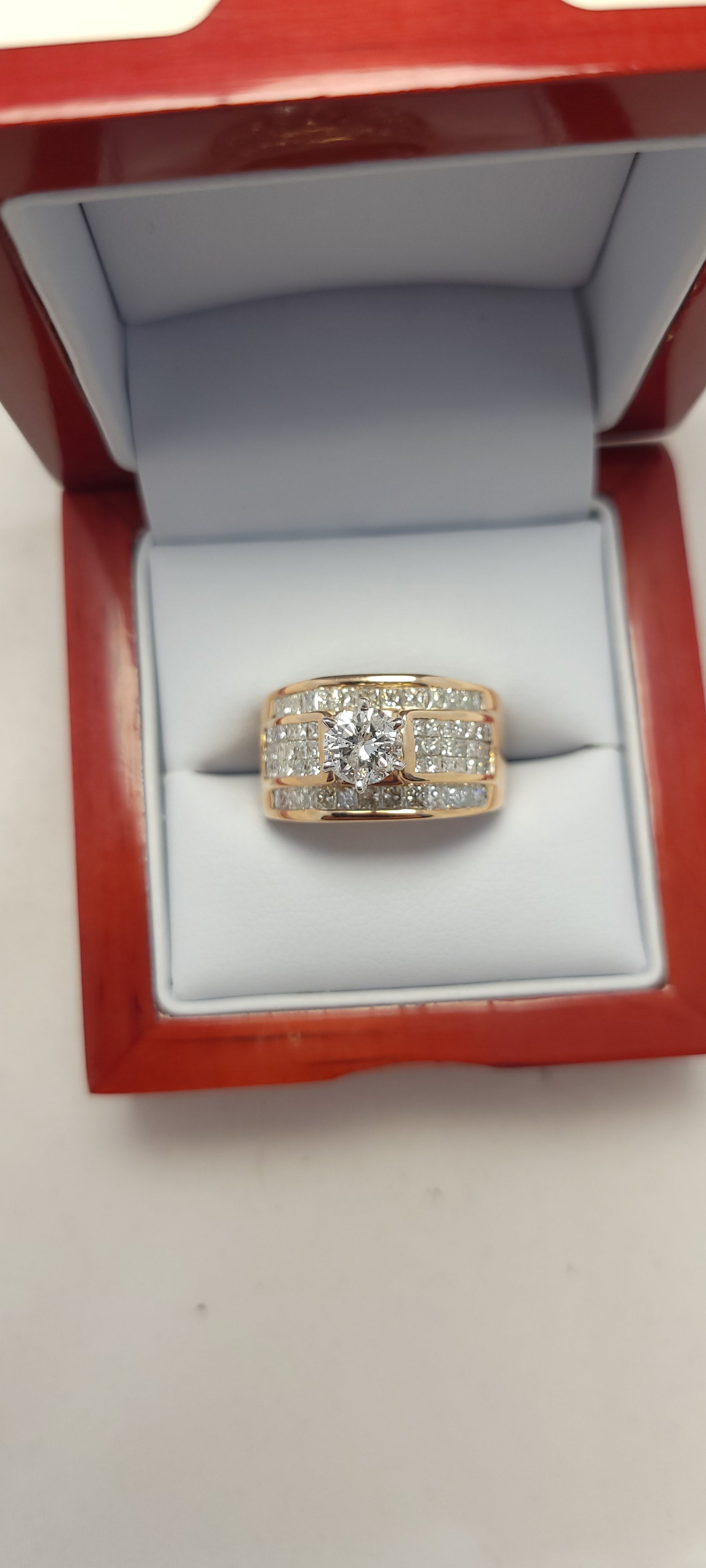 14K Rose Gold Diamond Ring