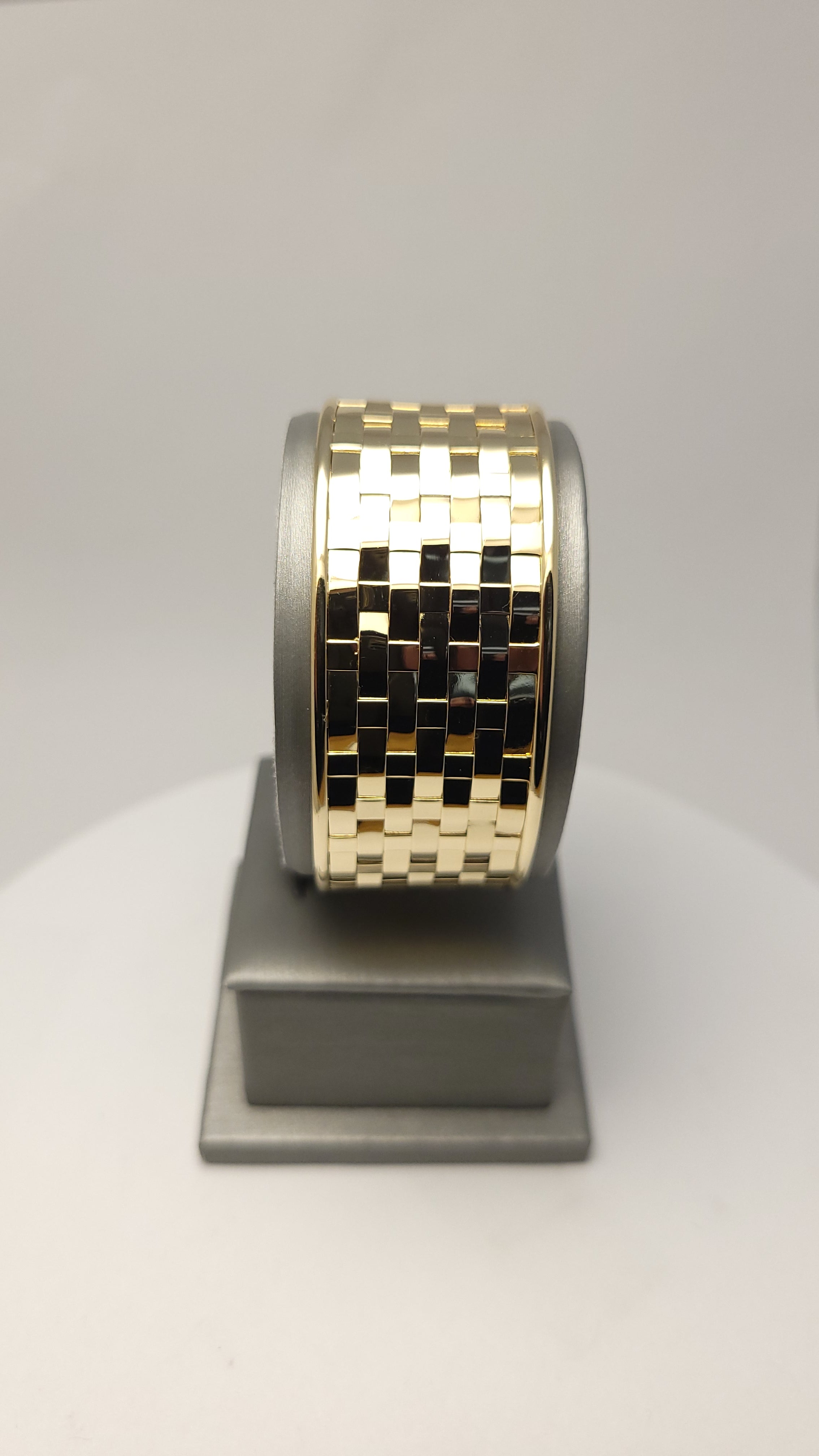 14K YG Woven Bangle