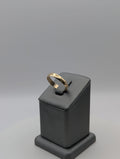 Anillo de matrimonio de oro amarillo de 14 quilates