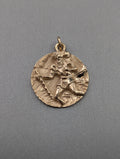 14K YG Saint Cristopher Pendant