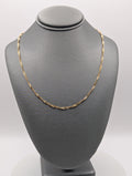 Cadena Singapur de oro amarillo de 14K