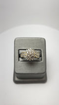 10K YG Diamond Cluster Ring