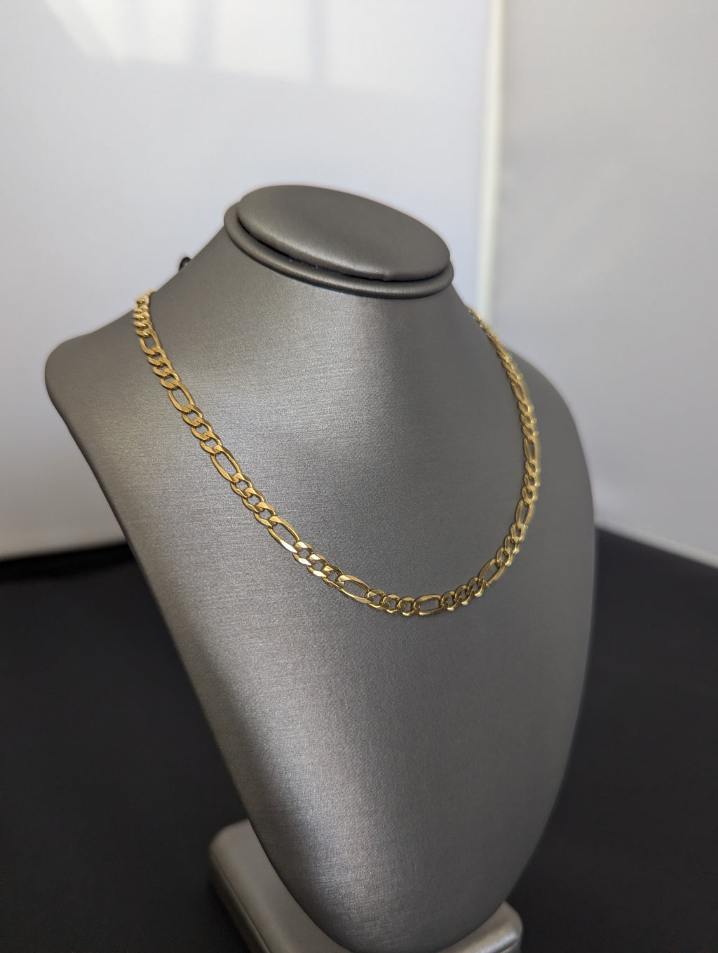 Cadena Fígaro de oro amarillo de 14 quilates