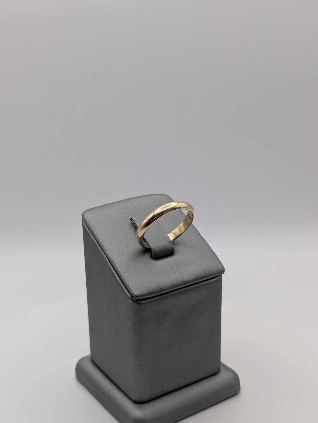 Alianza de boda de oro amarillo de 14 quilates