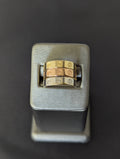 Anillo Cartier tricolor de 14K