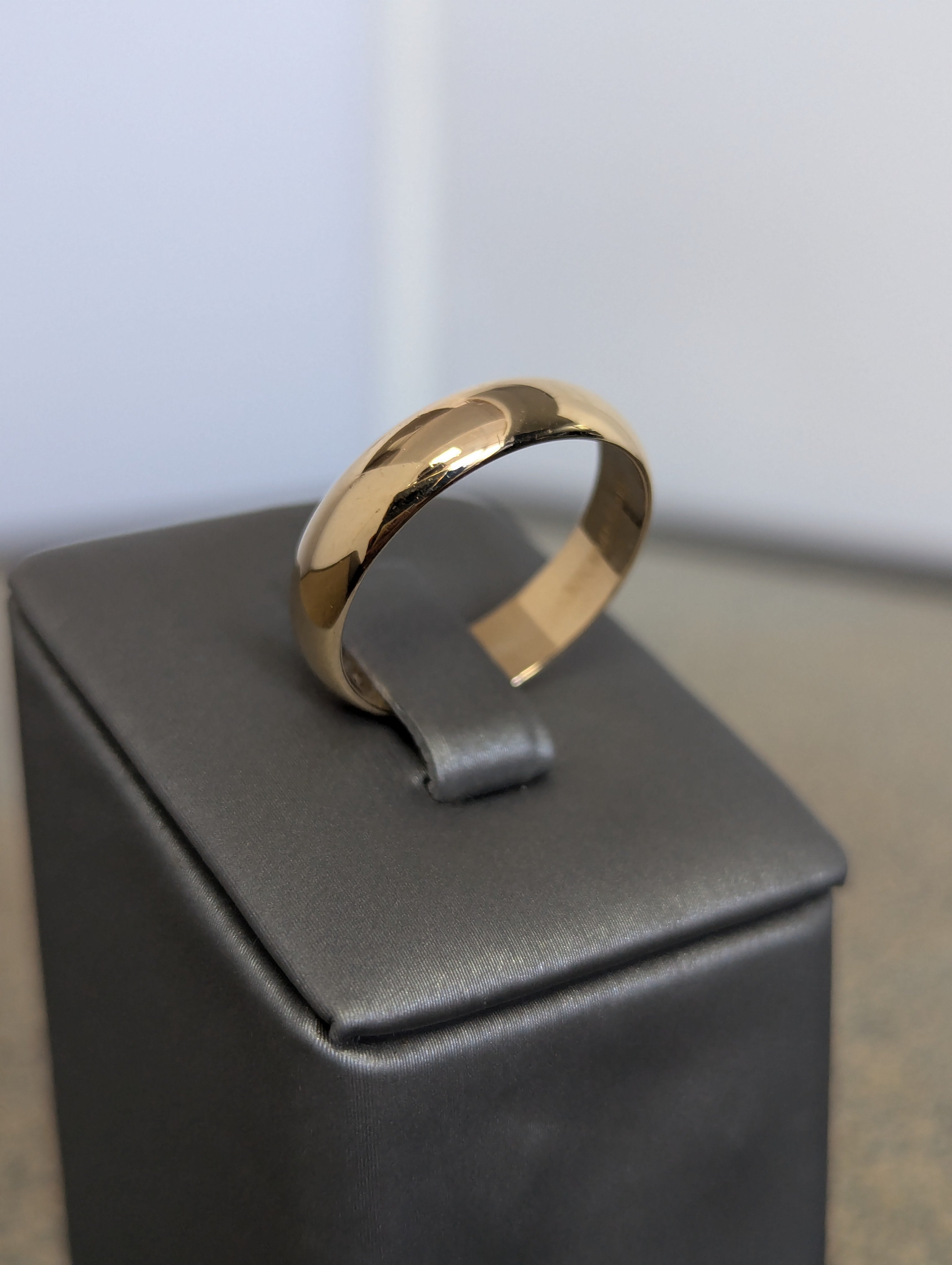 Alianza de boda de oro de 14 quilates