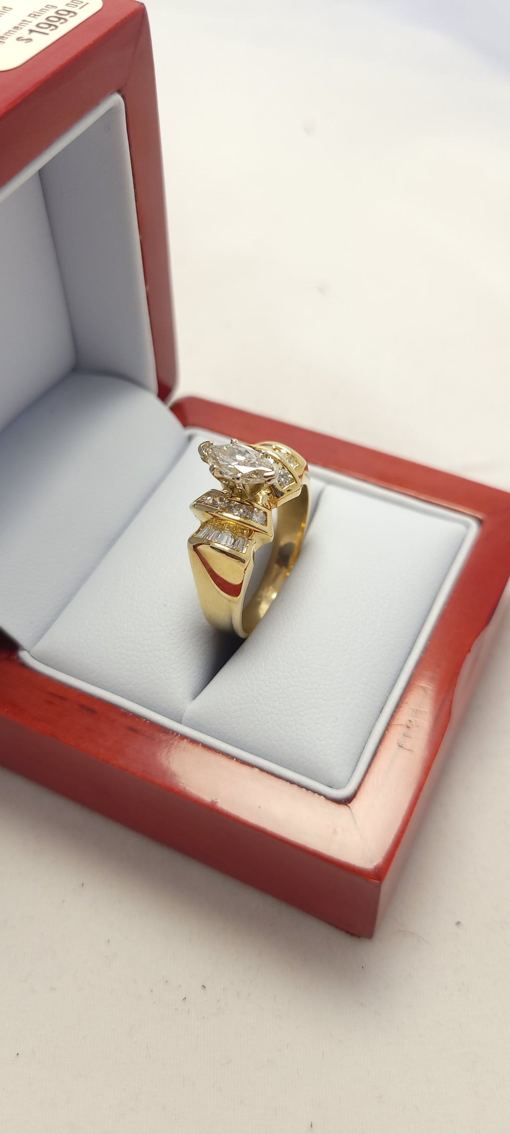 14K YG Diamond Ring