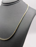Cadena/Collar de Serpiente Fantasía de Oro Amarillo de 14K