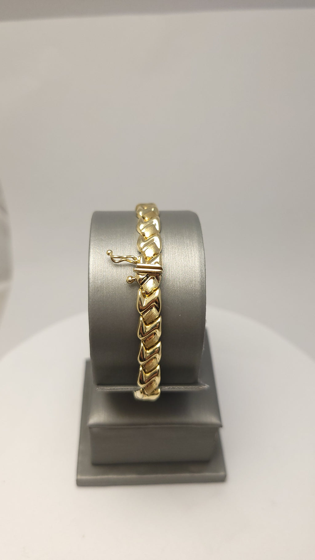Pulsera de oro amarillo de 14 quilates para mujer
