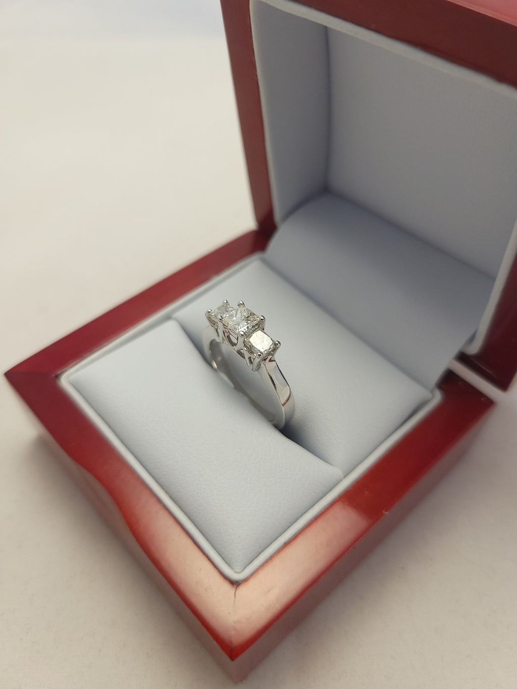 14K WG Princess Cut Diamond Ring