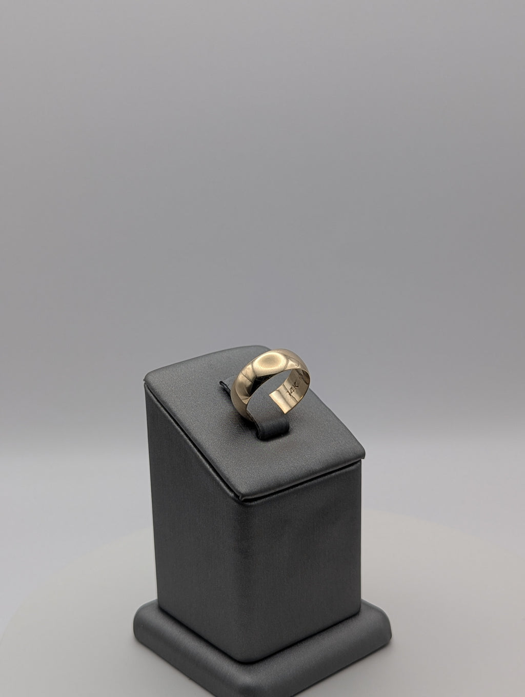 Alianza de boda de oro amarillo de 14K