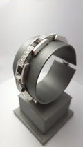 Pulsera de diamantes de oro blanco de 14K