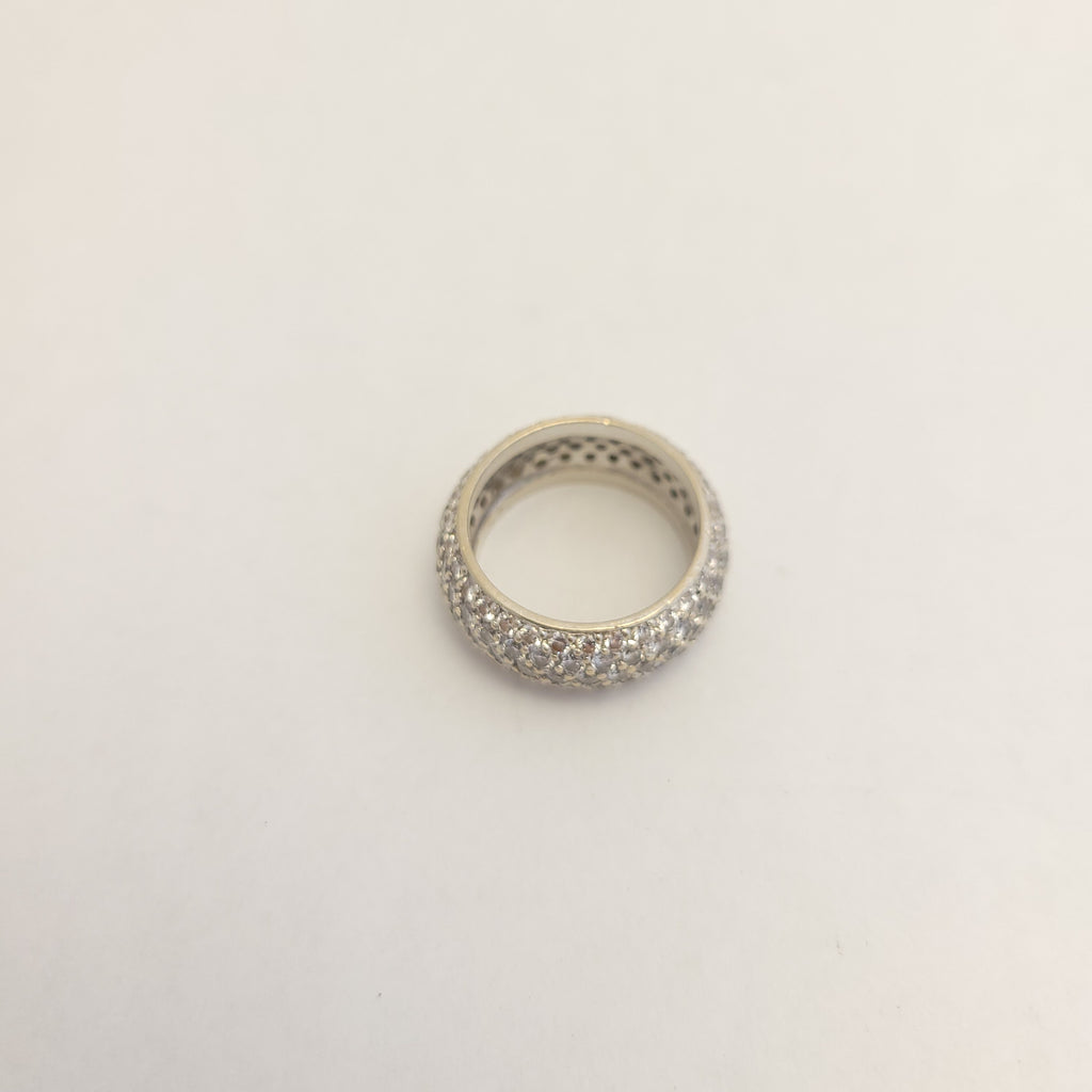 14K WG Eternity Diamond Band