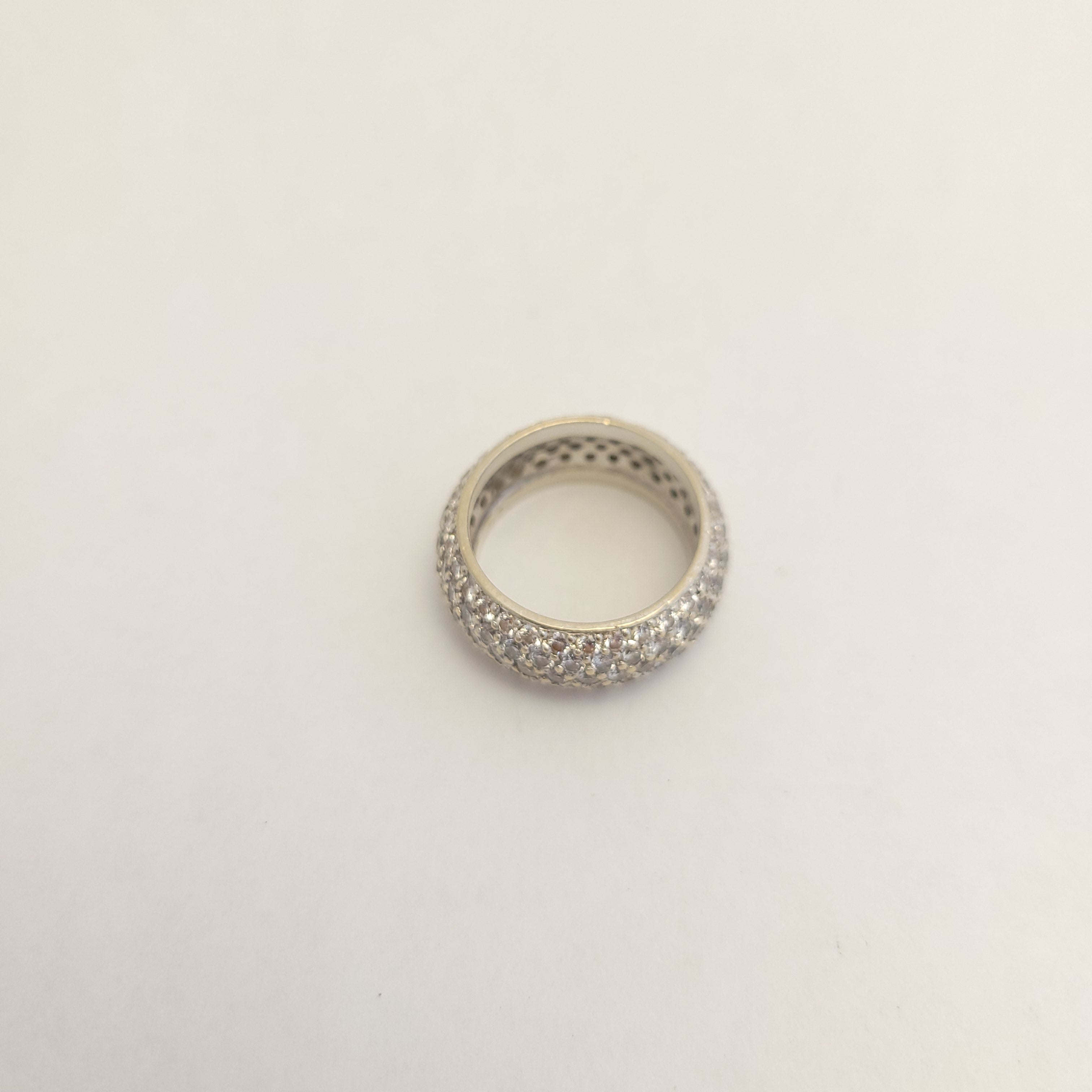 14K WG Eternity Diamond Band