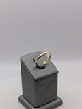 Anillo de boda de oro amarillo de 14 quilates