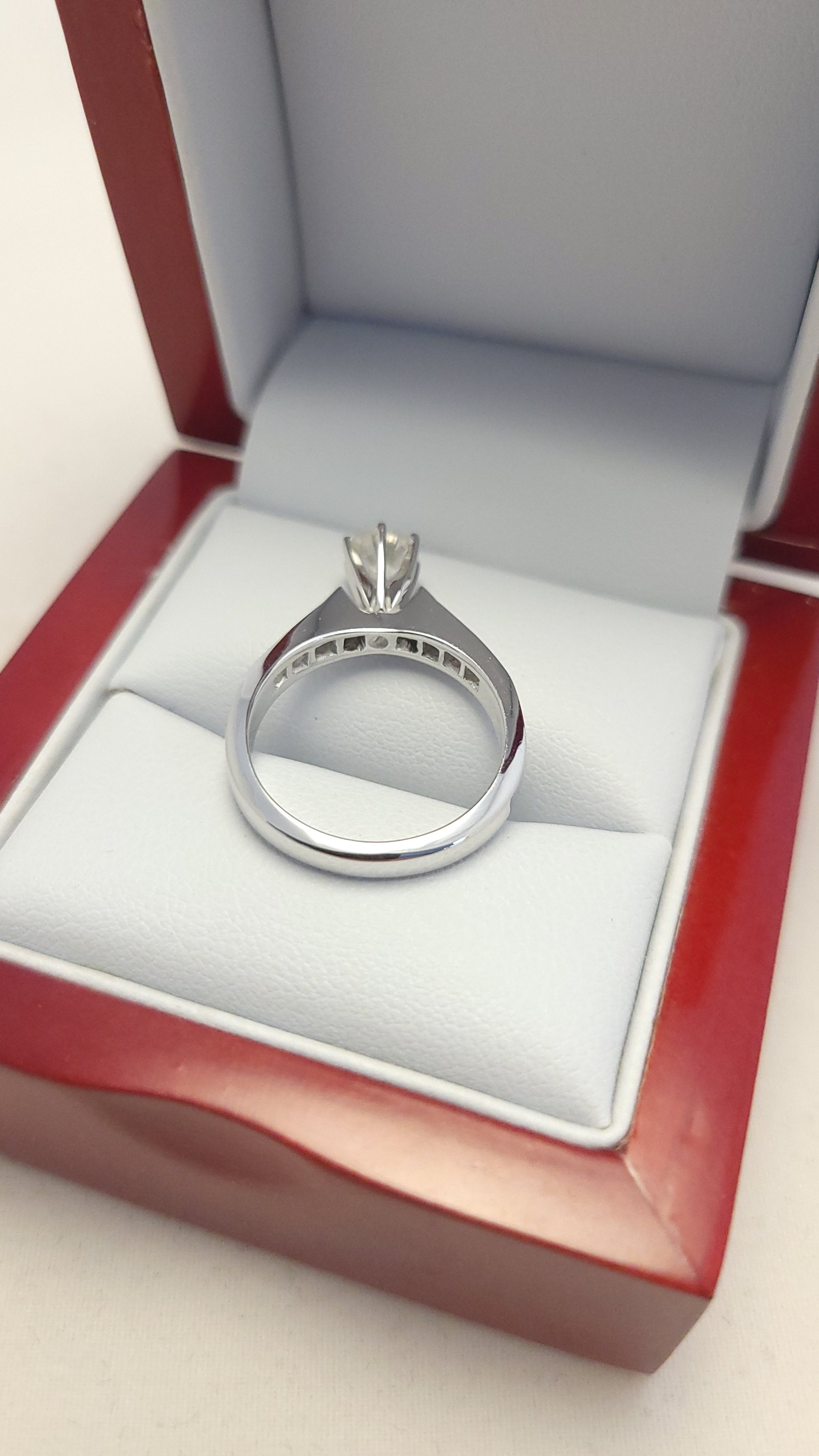 14K WG Diamond Engagement Ring
