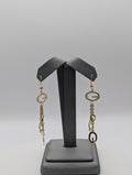 Pendientes Gucci de oro amarillo de 14K con circonitas cúbicas