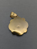 Colgante de la Virgen de la Caridad en oro amarillo de 14 quilates
