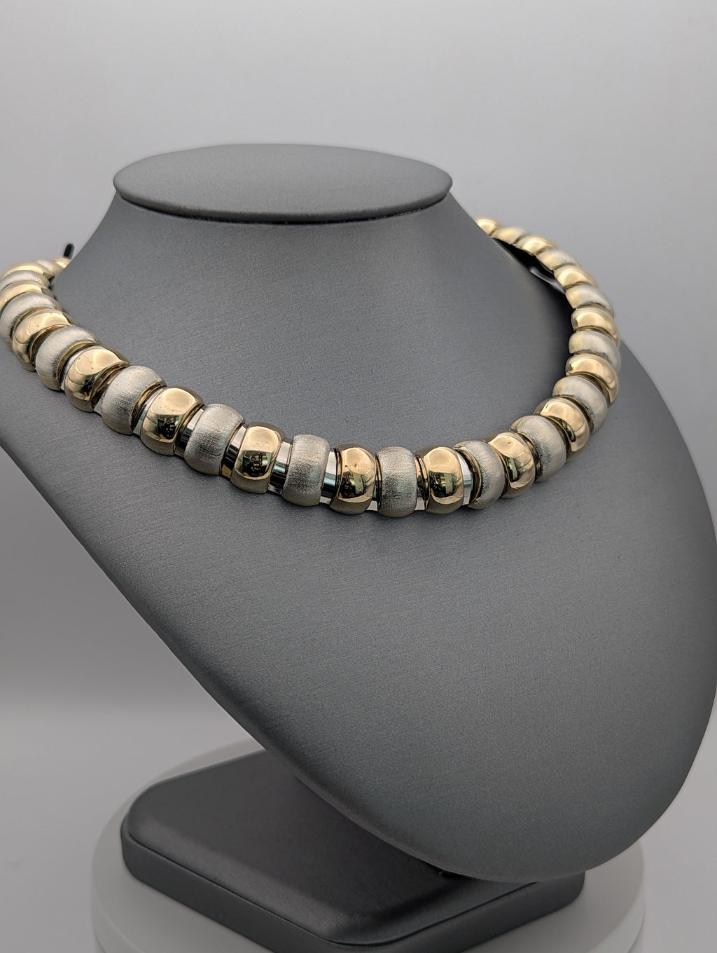 Collar milpiés bicolor de 14K