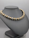 Collar milpiés bicolor de 14K
