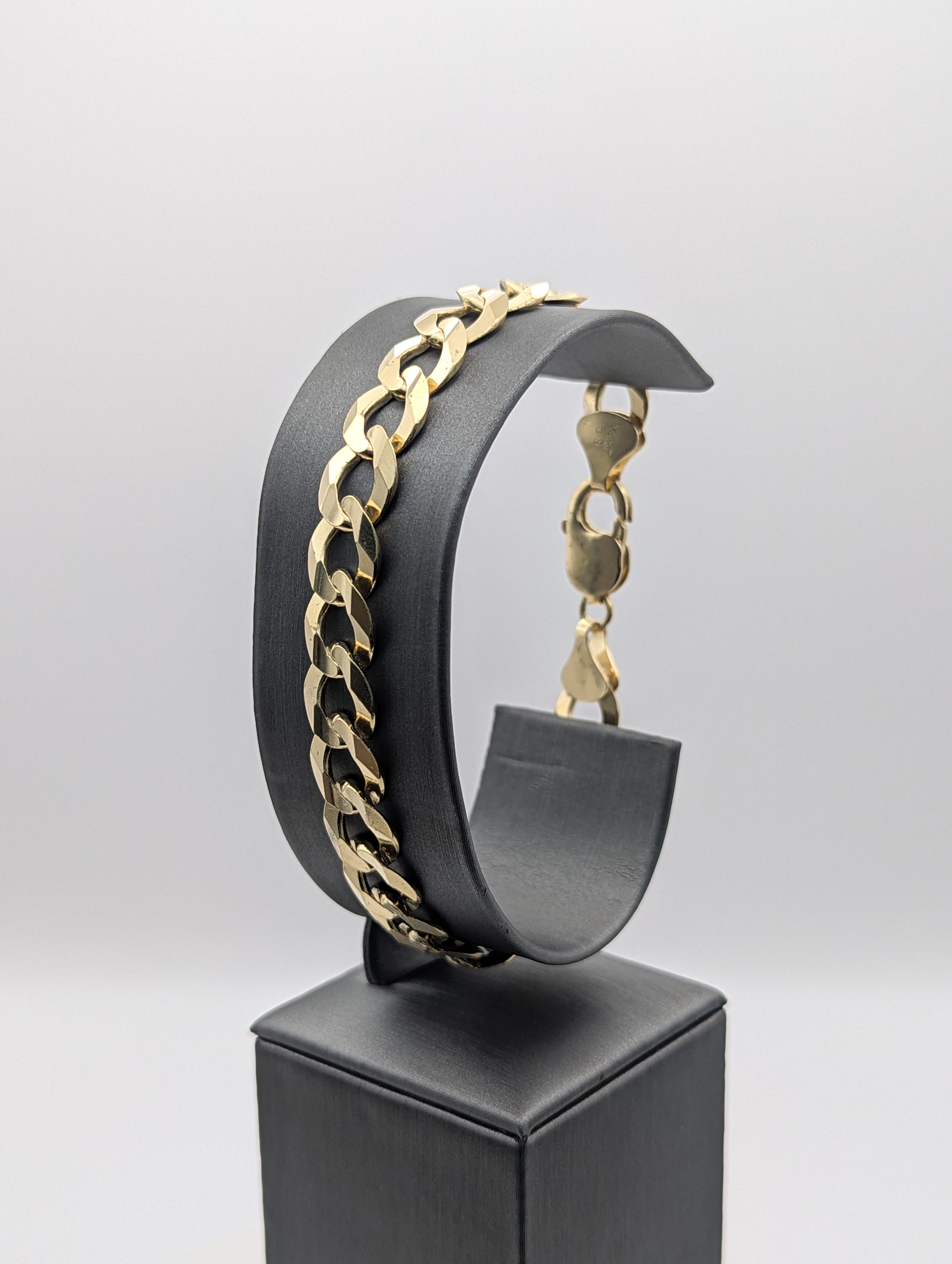14K YG Curb Bracelet
