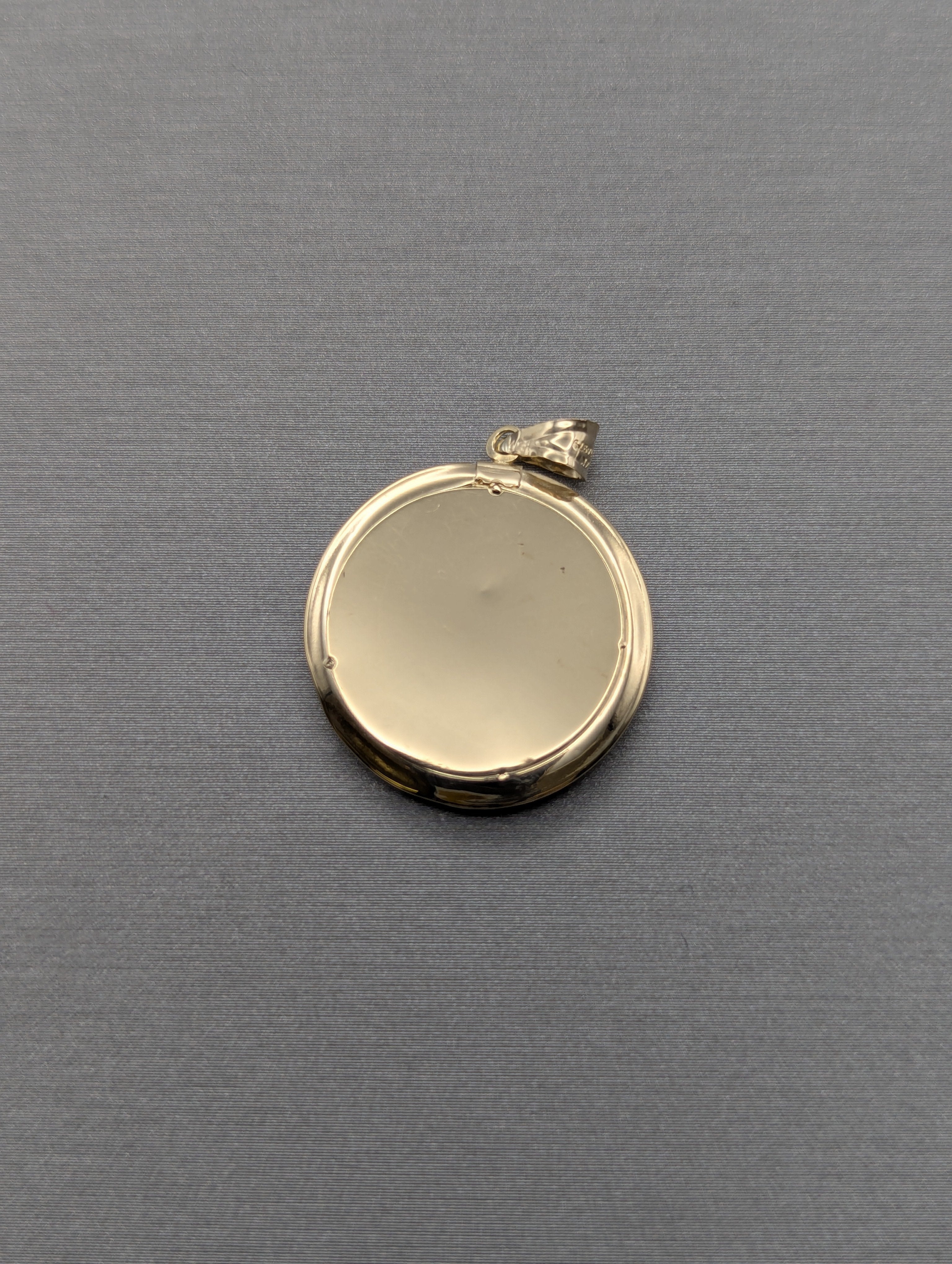 14K YG/RG CZ Guadalupe Pendant