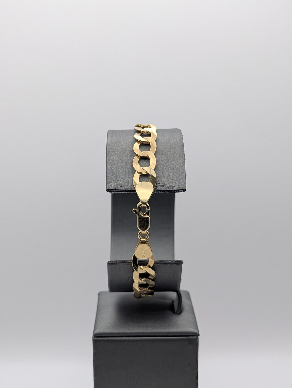 Pulsera eslabones cubanos 14K oro amarillo
