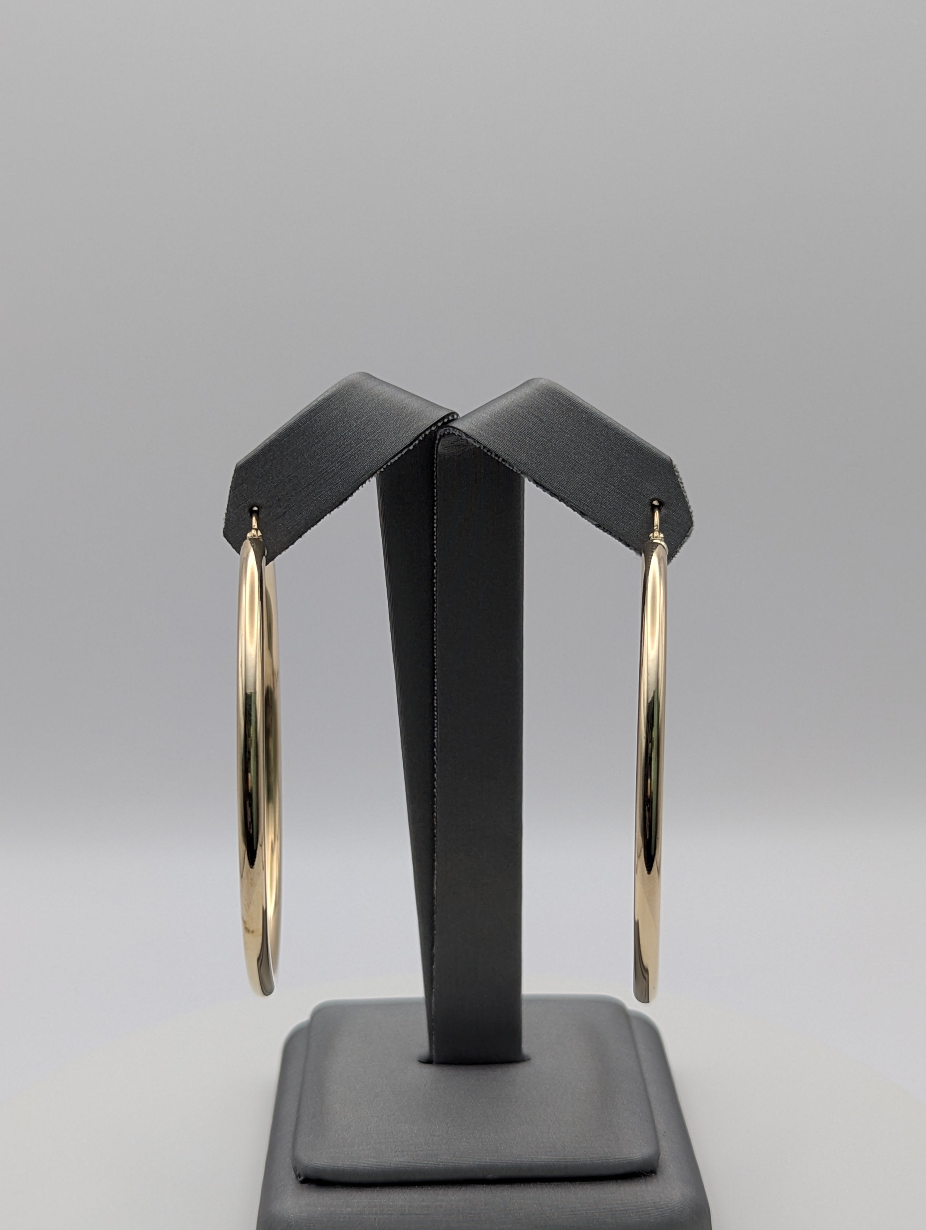 14K YG Hoop Earrings
