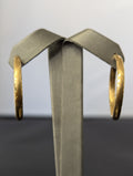 Pendientes de aro de oro amarillo de 14K