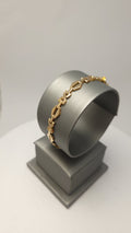 Pulsera de oro rosa de 14 quilates con diseño de "XO"