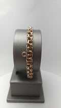 Pulsera de oro rosa de 10K