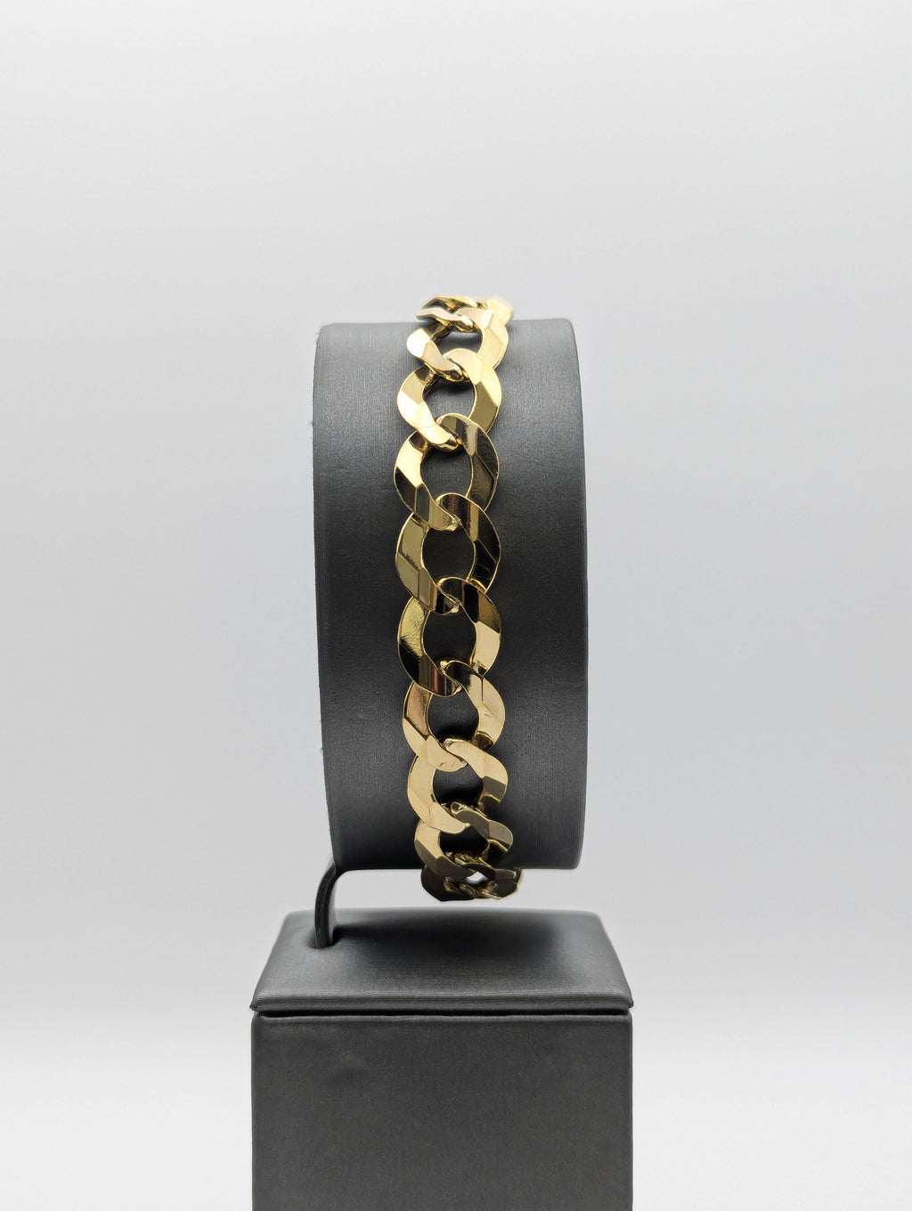 Pulsera Curb de oro amarillo de 14K
