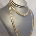 Cadena Curb de Oro Amarillo de 14K