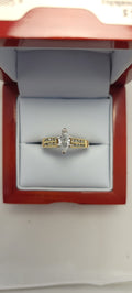 14K YG Marquise Diamond Ring