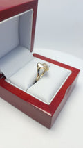 10K YG Fancy Diamond Ring
